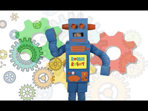 Part of a video titled How to Make a Robot Costume | Time 4 Kids TV - YouTube