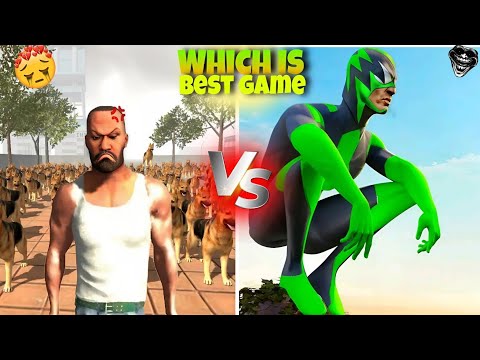 Rope frog ninja hero car vegas VS Indian bike driving 3d 🤯 || funntyaa