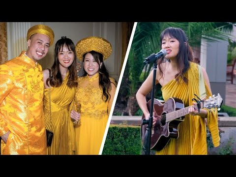 Katherine Ho Performs "Yellow" LIVE at Our Wedding! 😭