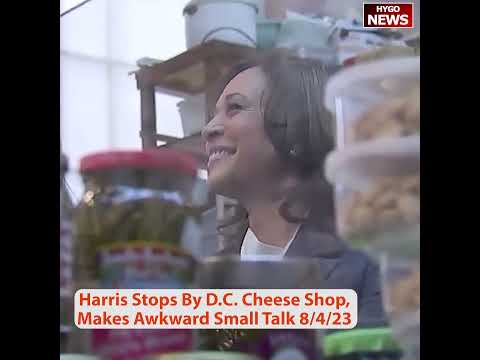 Kamala Harris At D.C. Cheese Shop: "Caramelized Onions... Quite Decadent And Very Nice"