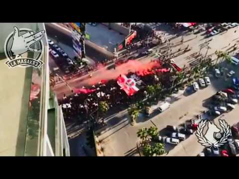 "La Masakr3 Caravana Vs Puebla 2019" Barra: La Masakr3 &bull; Club: Tijuana