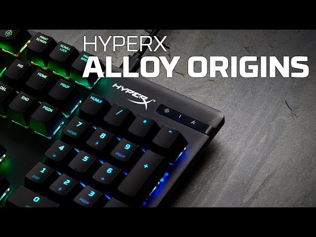 HyperX Alloy Origins Teclado Mecánico Gaming RGB (USA) video