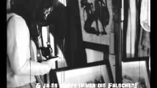 » am ende bist du allein..«