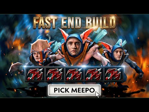 Why I built 5 DRAGON LANCES on Offlane Meepo...