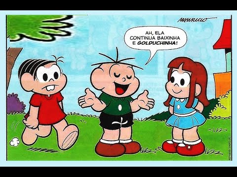 Mônica em Falando de mim? - Astronauta em Reflexos - quadrinhos Turma da Mônica