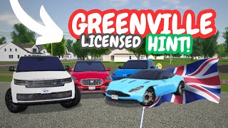 NEW Greenville MINI UPDATE & License HINT/News!