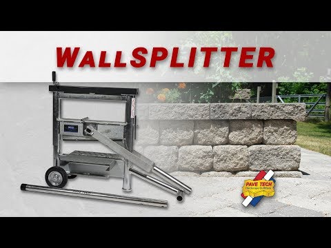 WallSPLITTER with PAVE TECH | Hardscape Outfitters