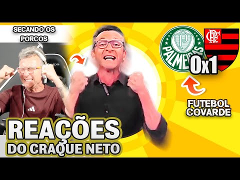 MENGO CAMPEÃO! OLHA COMO O CRAQUE NETO REAGIU A PALMEIRAS 0x1 FLAMENGO PELA FINAL DA LIBERTADORES