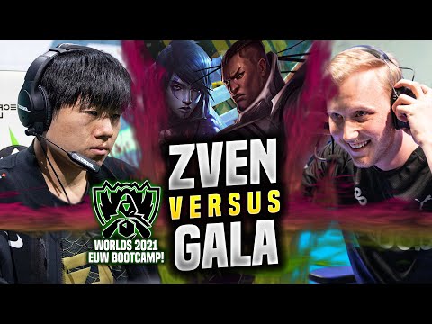 C9 ZVEN vs RNG GALA in WORLDS BOOTCAMP EUW! - C9 Zven Plays Lucian ADC vs Aphelios! Patch 11.20