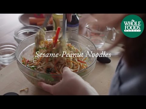 Homemade Healthy Recipe | Sesame-Peanut Noodles | Whole Foods Market