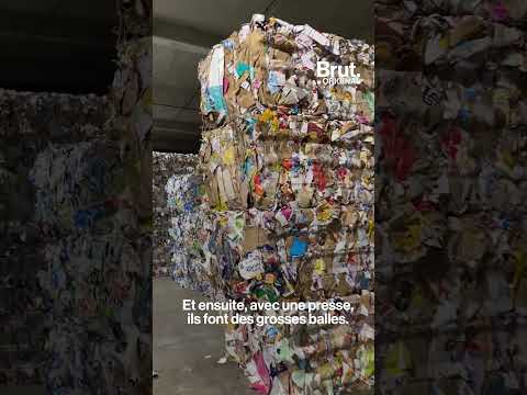 Découvre le reportage fait dans notre centre de tri.