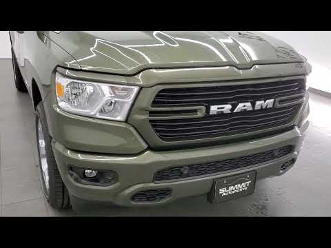 2021 Ram 1500 Big Horn Olive Green Pearlcoat New. walk around for sale in Fond Du Lac, Wisconsin