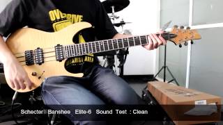 Video thumbnail for Schecter Banshee Elite-6 Sound test by Nut ChordTabs