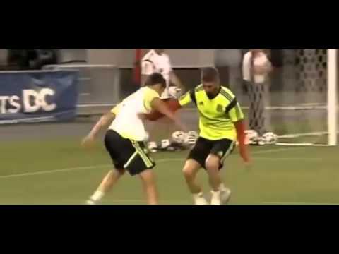 Diego Costa Amazing Nuts! Vs Sergio Ramos Training Session