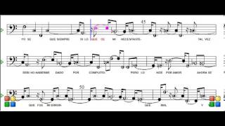 Los Rieleros Del Norte-Voy A Llorar Por Ti (En Tono De Fa Mayor) Para El Bajo Electrico