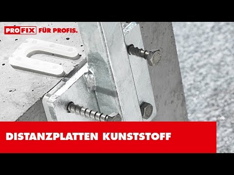 Distanzplatten PROFIX - Transparentes Polypropylen