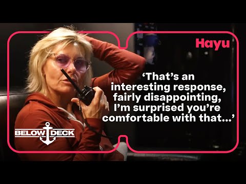 Captain Sandy will not be mansplained to | Season 10 | Below Deck