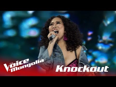 Byambakhishig - "Love on Top" | The Knock Out | The Voice of Mongolia 2018