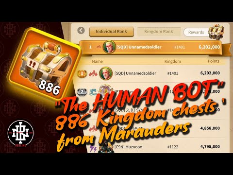 886 Kingdom CHEST from the HUMAN BOT UnnamedSoldier from 1401 - Rise of Kingdoms