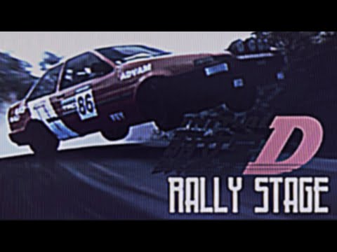 Initial D - Rally Stage【 ラリー 】(SHOTGUN KILLER) - Takumi's Qualifying Run - Beamng Cinematic