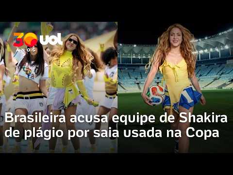 Estilista brasileira acusa equipe de Shakira de plágio de saia usada na abertura da Copa no México