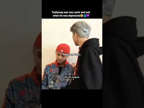 Taehyung was very quiet and sad when he was depressed🥺🫂💜 #btsarmy #bts #taehyung #short #tae