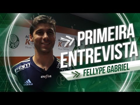 Fellype Gabriel dá primeira entrevista à TV Palmeiras