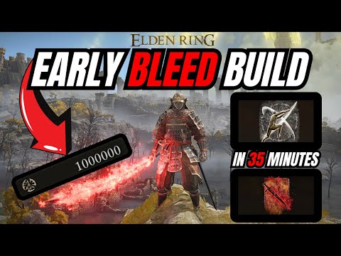The BEST Early Game OP Bleed Build In 35 Minutes (Samurai Beginner Guide Elden Ring)