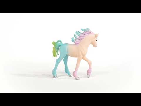 Schleich figūrėlė BAYALA Zefyrinio vienaragio kumeliukas video