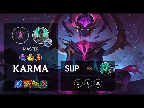 Karma Support vs Thresh - KR Master Patch 11.17