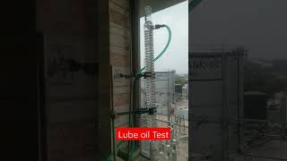 Lube oil water content test #LO_Test #TBN_Test #TAN