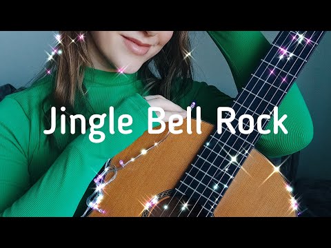 Bobby Helms - Jingle Bell Rock. На классической гитаре ( Виктория Чайковская )