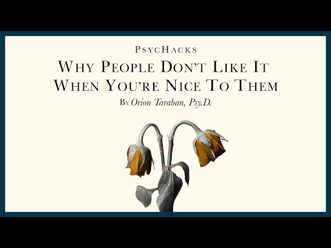 Why people DON'T LIKE IT when you are NICE to them: mind the gap in your attraction