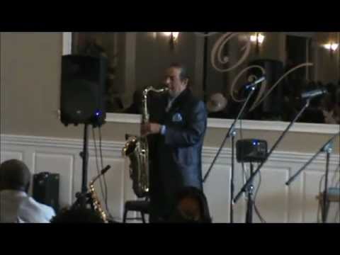 Horn Of Praise Ed Cross on 2 different saxs