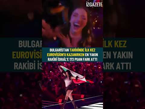 Bulgaristan tarihinde ilk kez Eurovision’u kazanırken en yakın rakibi İsrail’e 173 puan fark attı...