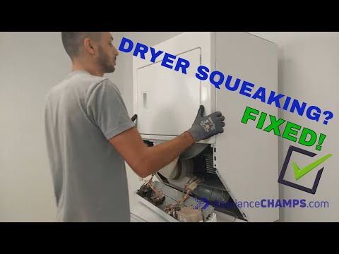 Fixing Frigidaire Dryer Squeaking Bearing Replacement - Fast and Easy - Part 5303281153