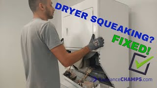 Fixing Frigidaire Dryer Squeaking: Bearing Replacement - Fast and Easy - Part 5303281153