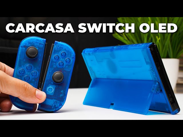 Vídeo relacionado con eXtremeRate Carcasa D-Pad Versión con Botones para Nintendo Switch & OLED Joycons, Cubierta Placa de Reemplazo con Herramientas - No Incluye Carcasa de Consola, SFC SNES EU