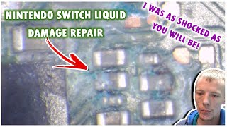 Nintendo Switch Liquid Damange Diagnosis And Repair... I've Seen Some Rough Ones In The Past But...