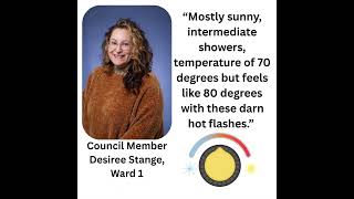 Council weather video