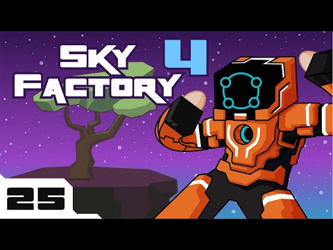 Let's Play Minecraft Sky Factory 4 Modpack - Part 25 - Water In The Nether?! Why I Never!
