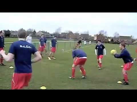 earls colne football ressies warmup feb 2009