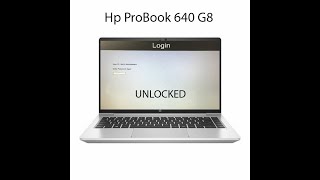 Hp ProBook 640 G8 Bios Password Rest