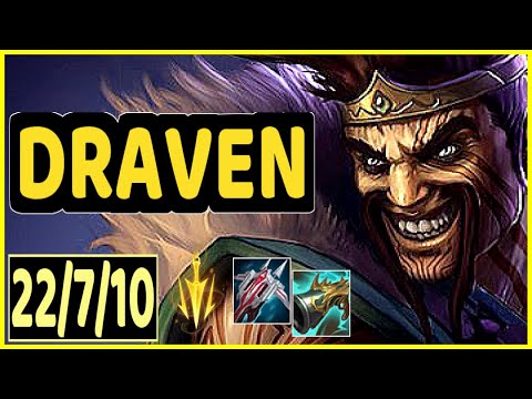 DRAVEN VS MISS FORTUNE - 22/7/10 KDA ADC GAMEPLAY