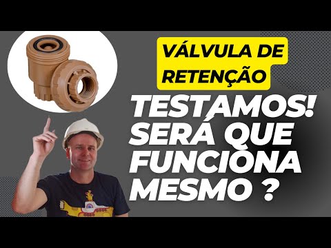 VALVULA DE RETENÇÃO - Explicação e teste na prática