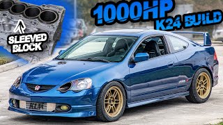 1000HP Honda K24 Build! | AWD Turbo Acura RSX (Engine Build Part 1) by  That Racing Channel