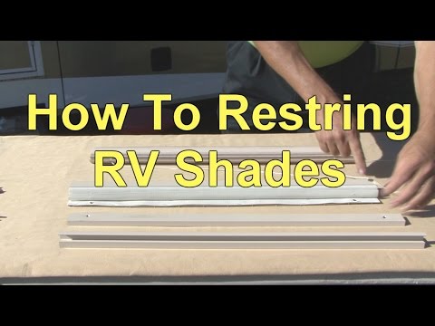 How to Restring RV Day / Night Pleated Shades