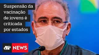 Queiroga diz que reviu recomendação de vacinação de adolescentes a pedido de Bolsonaro