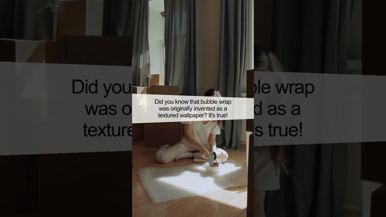 Bubble Wrap Fun Fact: It's Not Just for Packing!