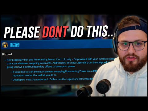 My Biggest Fear for 9.2 (Tier Sets & Legendaries)